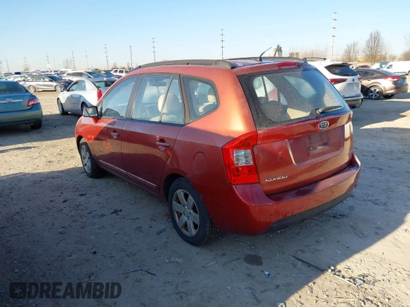 2008 Kia Rondo LX with VIN KNAFG526587147323, listed as a IAAI auction lot 41550909 with 150,967 mi miles. Bid and sale history available at carsss.com. Image 3.