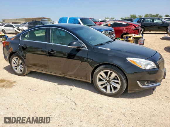2017 Buick Regal Premium II with VIN 2G4GR5GX3H9106623, listed as a Copart auction lot 65352405 with 124,231 mi miles and Clean title. Bid and sale history available at DreamBid. Image 4.