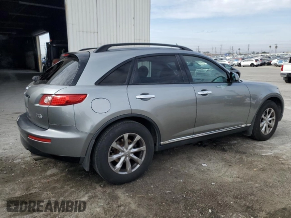 2007 Infiniti FX with VIN JNRAS08U87X102217, listed as a Copart auction lot 43240835 with 146,390 mi miles and Salvage Title. Bid and sale history available at carsss.com. Image 3.