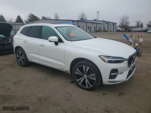 2022 Volvo XC60 Inscription with VIN YV4L12RL4N1088780, listed as a Copart auction lot 48810255 with 0 mi miles and Salvage Title. Bid and sale history available at carsss.com. Image 4.