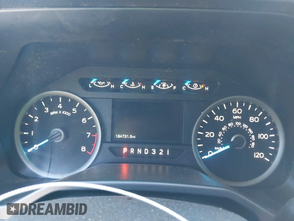 2016 Ford F-150 XL with VIN 1FTEX1C84GFB41427, listed as a IAAI auction lot 41726380 with 184,731 mi miles and . Bid and sale history available at carsss.com. Image 7.