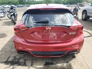 2018 Infiniti QX30 with VIN SJKCH5CP8JA041870, listed as a Copart auction lot 58603925 with 81,540 mi miles and Salvage title. Bid and sale history available at DreamBid. Image 6.