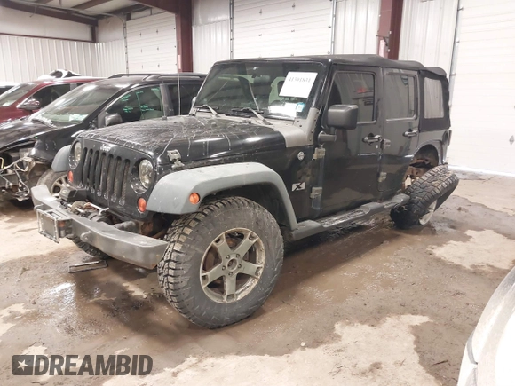 2008 Jeep Wrangler Unlimited X with VIN 1J4GA39178L619031, listed as a IAAI auction lot 41391831 with 177,600 mi miles and . Bid and sale history available at DreamBid. Image 17.
