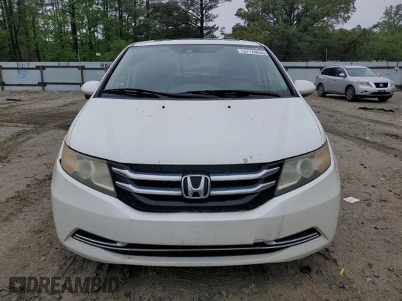 2014 Honda Odyssey EX-L with VIN 5FNRL5H63EB079306, listed as a Copart auction lot 57170635 with 256,140 mi miles and Clean title. Bid and sale history available at DreamBid. Image 5.