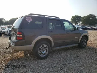 2008 Ford Explorer Eddie Bauer с VIN 1FMEU74818UA63529, выставлен на аукционе Copart как лот 57975305 с пробегом 385 243 миль миль и Списание • Salvage title. История ставок и продаж доступна на DreamBid. Изображение 3.