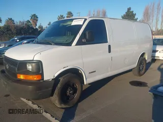 2005 Chevrolet Express Cargo with VIN 1GCGG25VX51227451, listed as a IAAI auction lot 41434522 with 202,023 mi miles and . Bid and sale history available at DreamBid. Image 2.