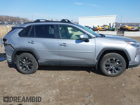 2024 Toyota RAV4 Hybrid XLE Premium with VIN JTMB6RFV8RD134274, listed as a IAAI auction lot 41846740 with 12,648 mi miles. Bid and sale history available at carsss.com. Image 14.
