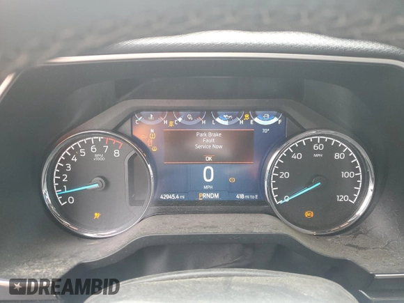 2023 Ford F-150 XL with VIN 1FTEW1C5XPFC27849, listed as a Copart auction lot 53358475 with 42,945 mi miles and Non Repairable. Bid and sale history available at DreamBid. Image 9.
