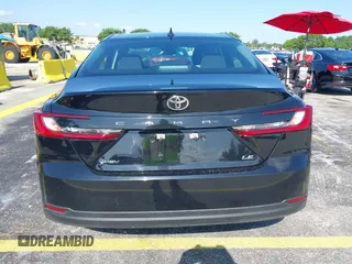 2025 Toyota Camry LE with VIN 4T1DAACK7SU518065, listed as a IAAI auction lot 41974635 with 17,279 mi miles and . Bid and sale history available at DreamBid. Image 16.