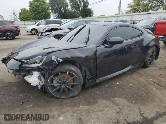 2023 Toyota GR86 Premium with VIN JF1ZNBE14P9751264, listed as a Copart auction lot 73826944 with 17,199 mi miles and Salvage Title. Bid and sale history available at carsss.com. Image 1.
