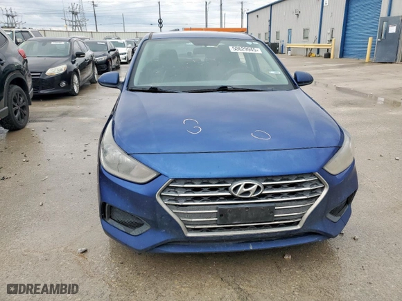 2019 Hyundai Accent SE with VIN 3KPC24A38KE077457, listed as a Copart auction lot 50629945 with 155,994 mi miles and Salvage Title. Bid and sale history available at carsss.com. Image 5.