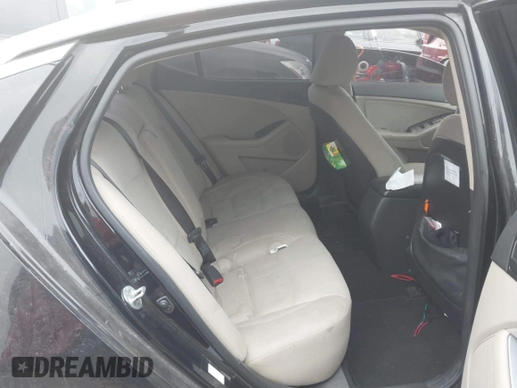 2014 Kia Optima LX with VIN 5XXGM4A73EG280685, listed as a IAAI auction lot 41190691 with 153,957 mi miles. Bid and sale history available at carsss.com. Image 8.