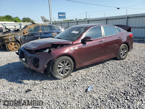 2020 Kia Optima LX with VIN 5XXGT4L3XLG431564, listed as a Copart auction lot 53740835 with 116,934 mi miles and Salvage title. Bid and sale history available at DreamBid. Image 1.