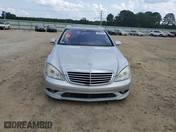 2007 Mercedes-Benz S 550 with VIN WDDNG86X27A107226, listed as a Copart auction lot 59608525 with Not provided miles and Clean title. Bid and sale history available at DreamBid. Image 5.