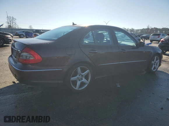 2009 Mercedes-Benz E-Class Luxury 3.5L with VIN WDBUF56XX9B426117, listed as a Copart auction lot 42879105 with 163,467 mi miles and Clean Title. Bid and sale history available at carsss.com. Image 3.