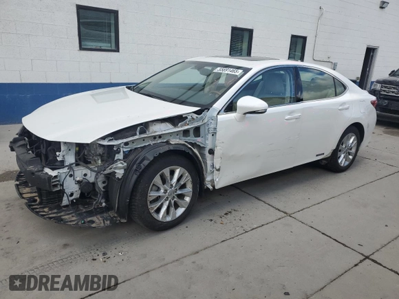 2014 Lexus ES 300h with VIN JTHBW1GG4E2042553, listed as a Copart auction lot 55691465 with 65,045 mi miles and Salvage title. Bid and sale history available at DreamBid. Image 1.