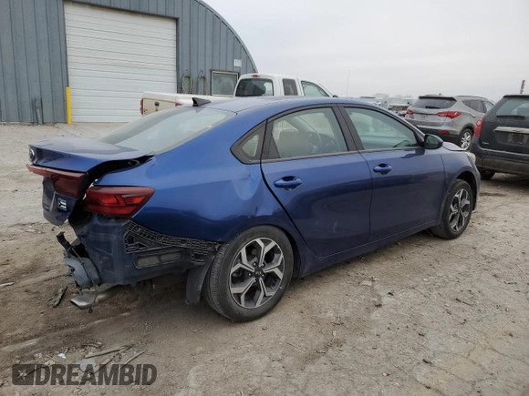 2020 Kia Forte LXS with VIN 3KPF24AD1LE216500, listed as a Copart auction lot 85343874 with 125,814 mi miles and Salvage Title. Bid and sale history available at carsss.com. Image 3.