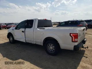 2017 Ford F-150 XL with VIN 1FTEX1CP7HFA22392, listed as a Copart auction lot 57282094 with 160,721 mi miles and Salvage Title. Bid and sale history available at carsss.com. Image 2.