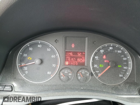 2009 Volkswagen Jetta SE с VIN 3VWRM71K59M060576, выставлен на аукционе Copart как лот 54835895 с пробегом 115 157 миль миль и Списание • Salvage title. История ставок и продаж доступна на DreamBid. Изображение 9.