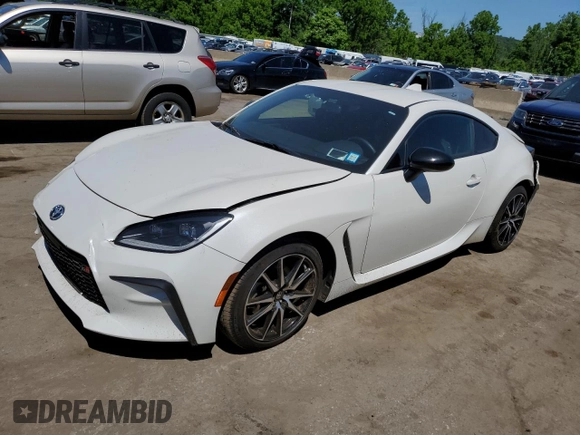 2022 Toyota GR86 with VIN JF1ZNBC13N8754114, listed as a Copart auction lot 57199954 with 20,758 mi miles and Salvage Title. Bid and sale history available at carsss.com. Image 1.