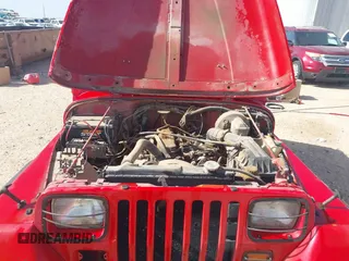 1995 Jeep Wrangler S with VIN 1J4FY19P3SP210704, listed as a IAAI auction lot 41794277 with 145,668 mi miles. Bid and sale history available at carsss.com. Image 10.