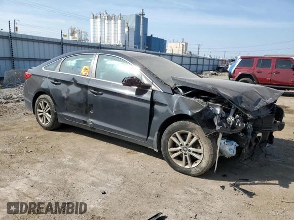 2015 Hyundai Sonata SE with VIN 5NPE24AF0FH079594, listed as a Copart auction lot 86832224 with Not Provided miles and Non Repairable. Bid and sale history available at DreamBid. Image 4.