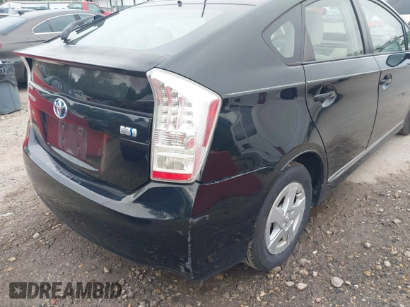 2011 Toyota Prius I with VIN JTDKN3DU7B1375308, listed as a IAAI auction lot 42175054 with 146,975 mi miles. Bid and sale history available at carsss.com. Image 6.