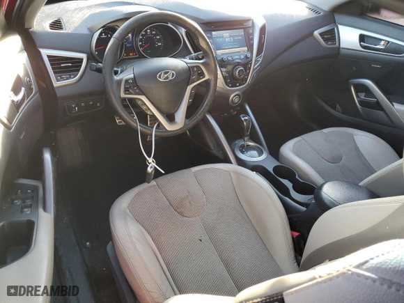 2012 Hyundai Veloster w/Black Int with VIN KMHTC6AD3CU071629, listed as a Copart auction lot 50325325 with 64,351 mi miles and Salvage Title. Bid and sale history available at carsss.com. Image 8.