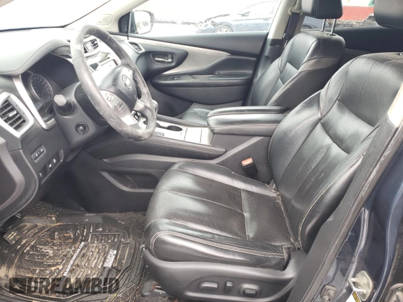 2015 Nissan Murano Platinum with VIN 5N1AZ2MH1FN236041, listed as a Copart auction lot 80124144 with 201,974 mi miles and Salvage Title. Bid and sale history available at DreamBid. Image 7.