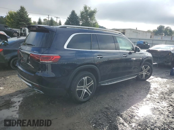 2021 Mercedes-Benz GLS 450 with VIN 4JGFF5KE4MA403912, listed as a Copart auction lot 73223174 with 62,220 mi miles and Salvage Title. Bid and sale history available at DreamBid. Image 3.