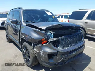 2020 Jeep Renegade Latitude with VIN ZACNJABB7LPL12187, listed as a IAAI auction lot 42304621 with 77,446 mi miles and . Bid and sale history available at DreamBid. Image 6.