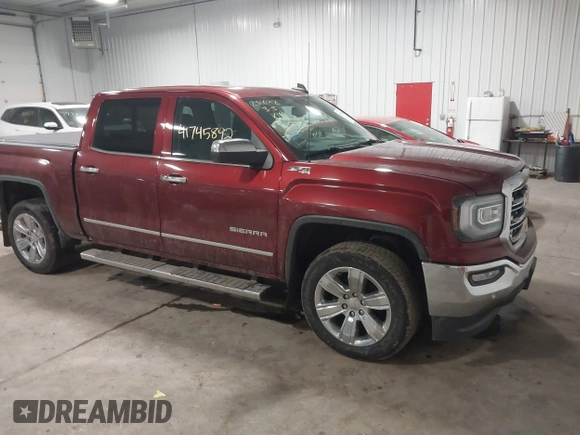 2017 GMC Sierra 1500 SLT z VIN 3GTU2NEC4HG303169, wystawiony jako IAAI lot #41745892 z przebiegiem 120 337 mil mil oraz . Historia ofert i sprzedaży dostępna na DreamBid. Obrazek 1.