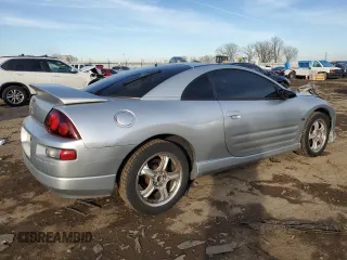 2001 Mitsubishi Eclipse with VIN 4A3AC54H71E185335, listed as a Copart auction lot 44184055 with 93,798 mi miles and Salvage Title. Bid and sale history available at DreamBid. Image 3.