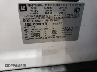 2017 Chevrolet Trax LS with VIN 3GNCJKSB8HL290207, listed as a Copart auction lot 52411715 with 87,662 mi miles and Salvage Title. Bid and sale history available at carsss.com. Image 15.
