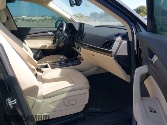 2023 Audi Q5 S line Premium with VIN WA1GAAFY1P2105993, listed as a IAAI auction lot 41741572 with 22,899 mi miles. Bid and sale history available at carsss.com. Image 5.