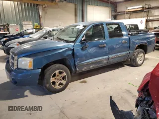 2005 Dodge Dakota SLT with VIN 1D7HE48N25S326038, listed as a Copart auction lot 83908454 with 155,447 mi miles and Salvage Title. Bid and sale history available at DreamBid. Image 1.