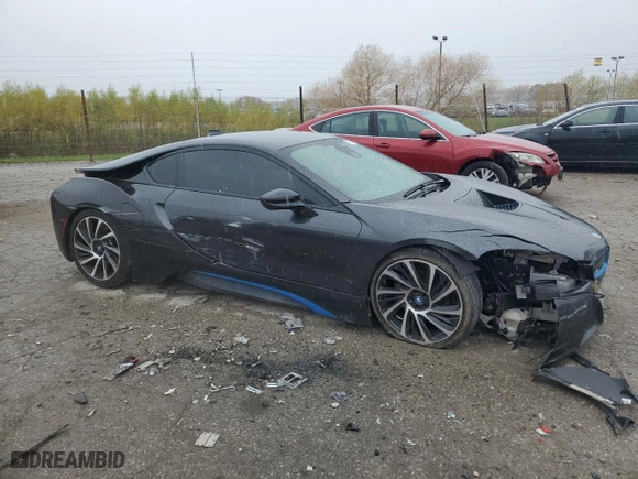 2015 BMW i8 with VIN WBY2Z2C54FV392430, listed as a Copart auction lot 78757944 with 0 mi miles and Non Repairable. Bid and sale history available at carsss.com. Image 4.