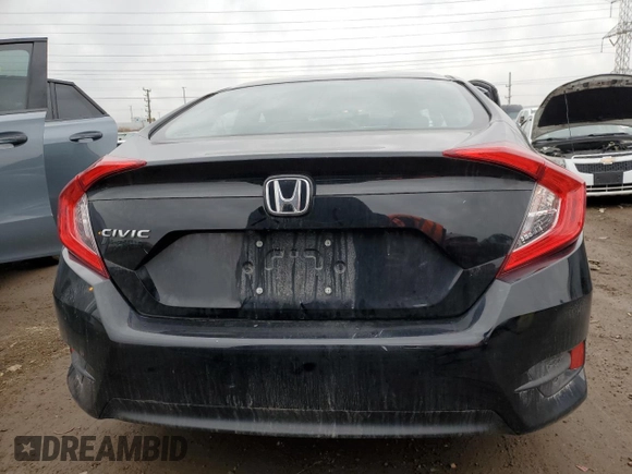 2016 Honda Civic EX with VIN 19XFC2F77GE053975, listed as a Copart auction lot 51849965 with 89,535 mi miles and Salvage Title. Bid and sale history available at DreamBid. Image 6.