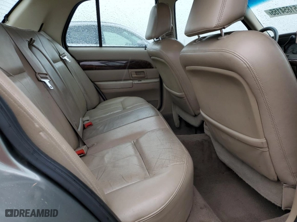 2004 Mercury Grand Marquis GS with VIN 2MEFM74W34X649223, listed as a Copart auction lot 51854155 with 124,398 mi miles and Salvage Title. Bid and sale history available at carsss.com. Image 10.