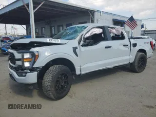 2023 Ford F-150 XL with VIN 1FTEW1CP7PKF98136, listed as a Copart auction lot 45031375 with 0 mi miles and Non Repairable. Bid and sale history available at carsss.com. Image 1.