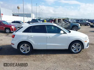 2018 Audi Q3 Premium with VIN WA1BCCFS8JR001155, listed as a IAAI auction lot 41157028 with 83,769 mi miles. Bid and sale history available at carsss.com. Image 13.