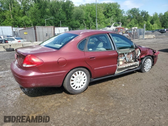 2005 Ford Taurus SE z VIN 1FAFP53U35A106807, wystawiony jako Copart lot #57023025 z przebiegiem 168 727 mil mil oraz Szkoda całkowita • Salvage title. Historia ofert i sprzedaży dostępna na DreamBid. Obrazek 3.