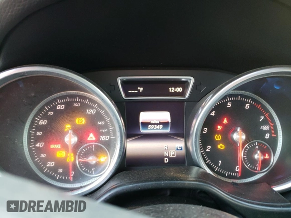 2019 Mercedes-Benz GLS 450 with VIN 4JGDF6EE1KB183192, listed as a Copart auction lot 77336863 with 59,349 mi miles and . Bid and sale history available at DreamBid. Image 9.