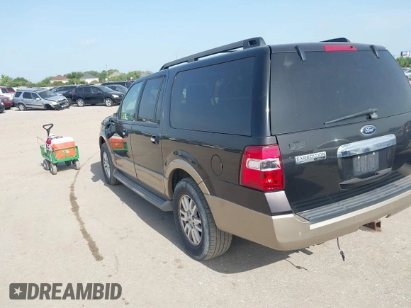 2013 Ford Expedition Max XLT with VIN 1FMJK1H59DEF20030, listed as a IAAI auction lot 42657309 with 244,762 mi miles and . Bid and sale history available at DreamBid. Image 3.