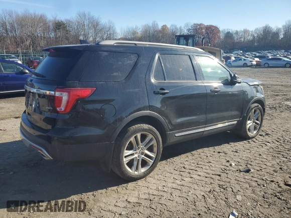 2017 Ford Explorer XLT with VIN 1FM5K8D86HGC28632, listed as a Copart auction lot 78839564 with 85,050 mi miles and Salvage Title. Bid and sale history available at DreamBid. Image 3.