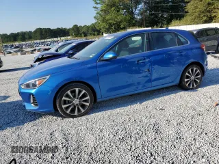 2018 Hyundai Elantra GT with VIN KMHH35LE3JU027374, listed as a Copart auction lot 74968514 with 96,186 mi miles and Salvage Title. Bid and sale history available at carsss.com. Image 1.