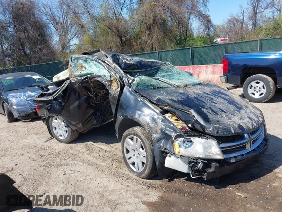 2013 Dodge Avenger SE with VIN 1C3CDZAB7DN580897, listed as a IAAI auction lot 41988683 with Not Provided miles and . Bid and sale history available at carsss.com. Image 6.