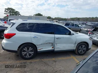 2020 Nissan Pathfinder S with VIN 5N1DR2AN4LC593664, listed as a IAAI auction lot 41589398 with 55,823 mi miles. Bid and sale history available at carsss.com. Image 13.