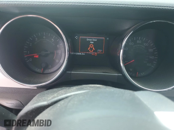2017 Ford Mustang GT with VIN 1FA6P8CF9H5316263, listed as a Copart auction lot 57768035 with 112,936 mi miles and Salvage title. Bid and sale history available at DreamBid. Image 9.