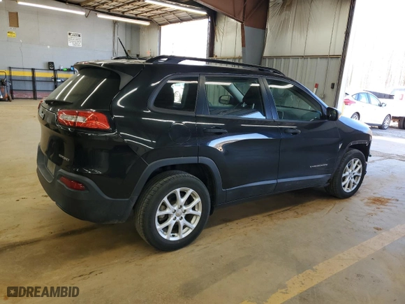 2015 Jeep Cherokee Sport with VIN 1C4PJLAB5FW660702, listed as a Copart auction lot 50629715 with 121,246 mi miles and Salvage Title. Bid and sale history available at carsss.com. Image 3.